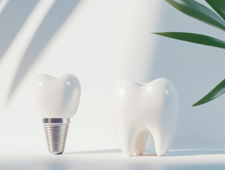 3D image of a dental implant